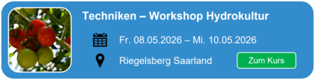 Hier geht es zum Workshop Hydrokultur Techniken der Aquaponik im Rahmen der Smartfisch Akademie nach Chemnitz