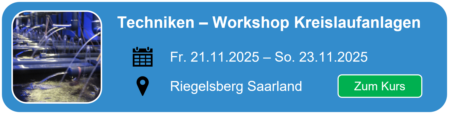 Hier geht es zum Workshop Kreislaufanlagen Techniken der Aquaponik im Rahmen der Smartfisch Akademie ins Saarland